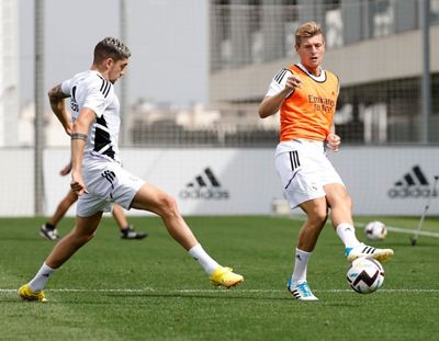 entrenamiento del real madrid