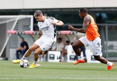 entrenamiento del real madrid