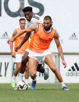 entrenamiento del real madrid