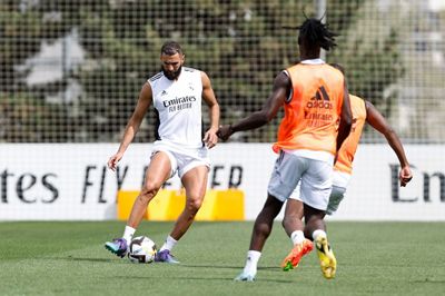 entrenamiento del real madrid