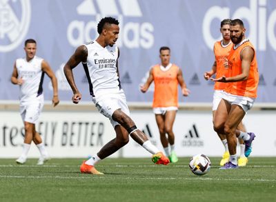entrenamiento del real madrid