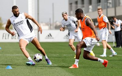entrenamiento del real madrid