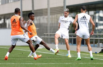 entrenamiento del real madrid