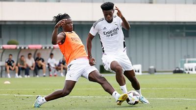 Die Mannschaft bereitet sich auf das Spiel gegen Espanyol vor