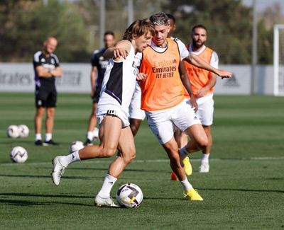 entrenamiento del real madrid