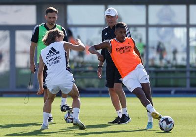 entrenamiento del real madrid
