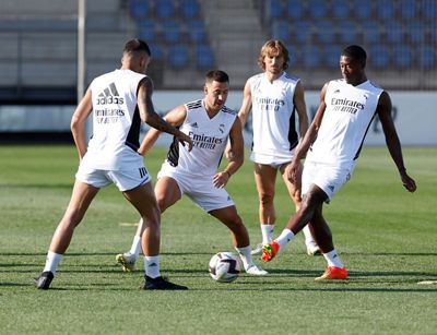 entrenamiento del real madrid