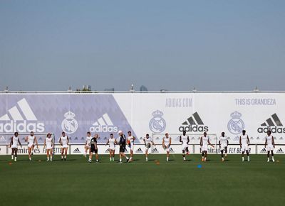 entrenamiento del real madrid