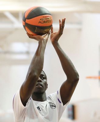 entrenamiento del real madrid de baloncesto