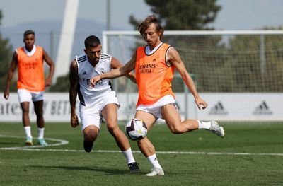 entrenamiento del real madrid