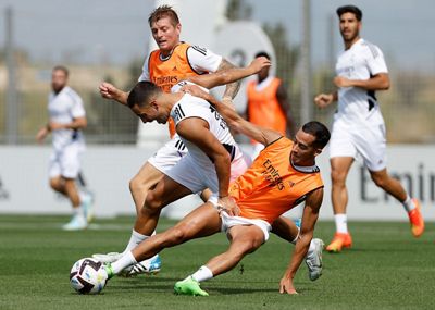 entrenamiento del real madrid