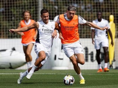entrenamiento del real madrid