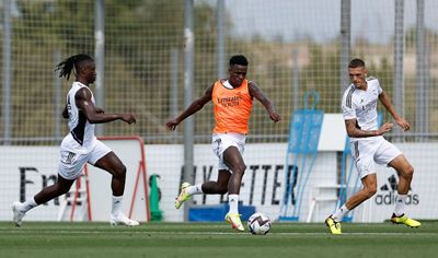 entrenamiento del real madrid