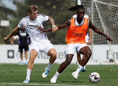 entrenamiento del real madrid