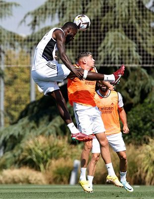 entrenamiento del real madrid