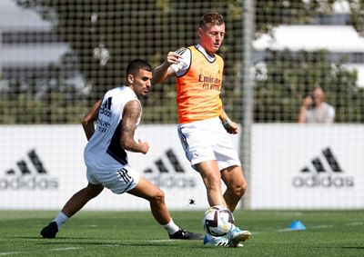 entrenamiento del real madrid