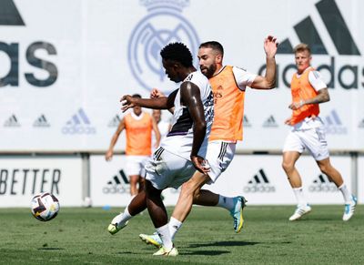 entrenamiento del real madrid