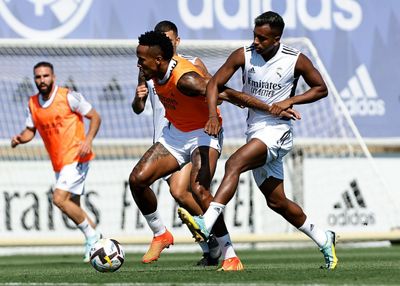 entrenamiento del real madrid