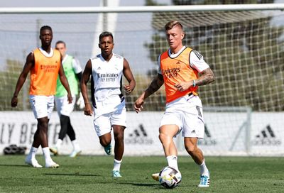 entrenamiento del real madrid
