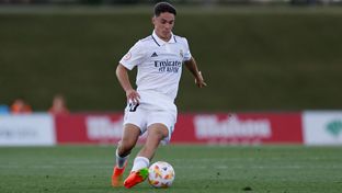 Once inicial del Castilla contra el Racing de Ferrol