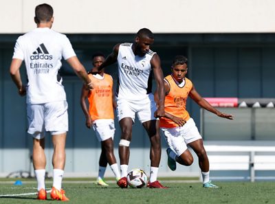 entrenamiento del real madrid