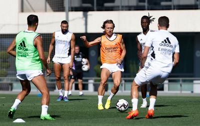 entrenamiento del real madrid