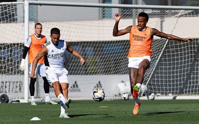 entrenamiento del real madrid