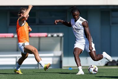 entrenamiento del real madrid
