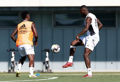 entrenamiento del real madrid