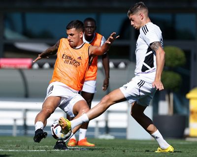 entrenamiento del real madrid