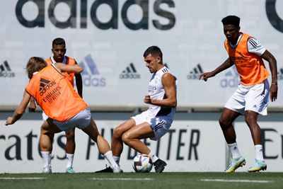entrenamiento del real madrid