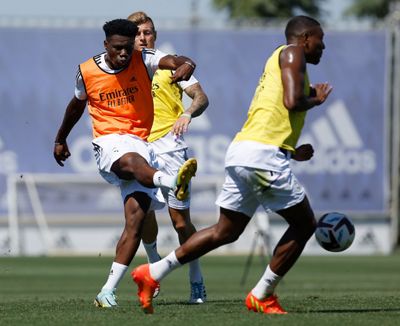 entrenamiento del real madrid