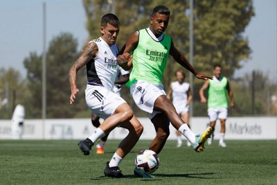 entrenamiento del real madrid