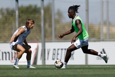 entrenamiento del real madrid