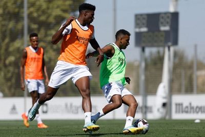 entrenamiento del real madrid