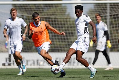 entrenamiento del real madrid