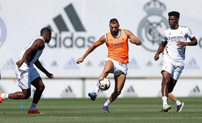 entrenamiento del real madrid