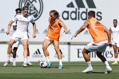entrenamiento del real madrid