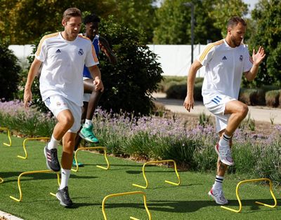 entrenamiento del real madrid de baloncesto