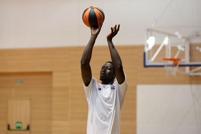 entrenamiento del real madrid de baloncesto