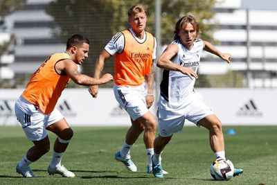 entrenamiento del real madrid