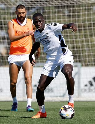 entrenamiento del real madrid