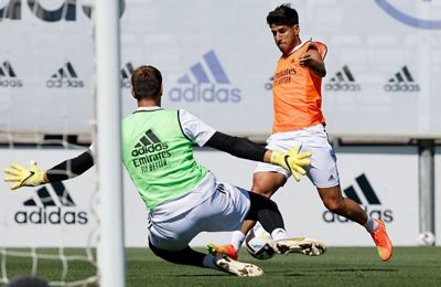 entrenamiento del real madrid
