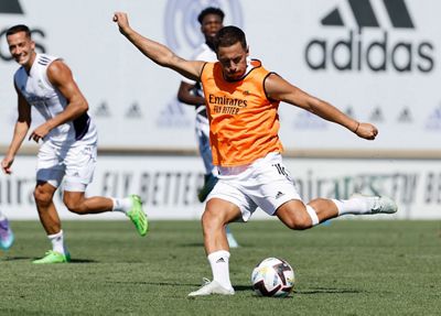entrenamiento del real madrid