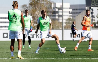entrenamiento del real madrid