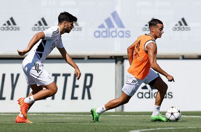 entrenamiento del real madrid