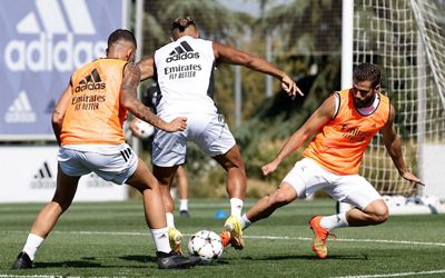 entrenamiento del real madrid