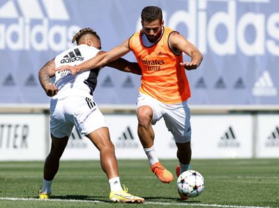 entrenamiento del real madrid