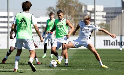 entrenamiento del real madrid