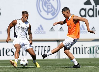 entrenamiento del real madrid